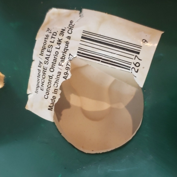 Encore Sales Ltd. clay pottery ceramic Christmas poinsettia 3 tea light holiday - Picture 9 of 15